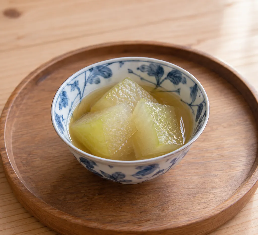 冬瓜の煮びたしの完成イメージ