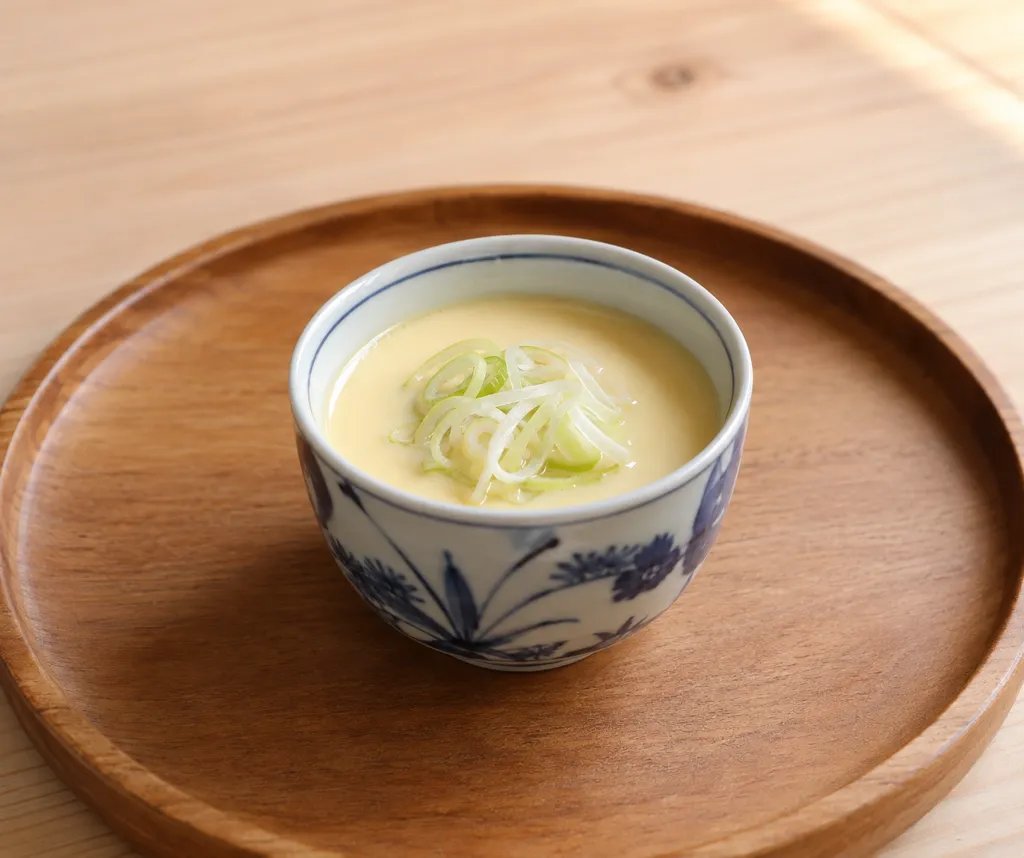 ねぎの冷やし茶碗蒸しの完成イメージ